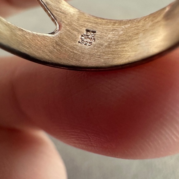 Rhodochrosite & Sterling Silver Ring by Jay King - Picture 8 of 8